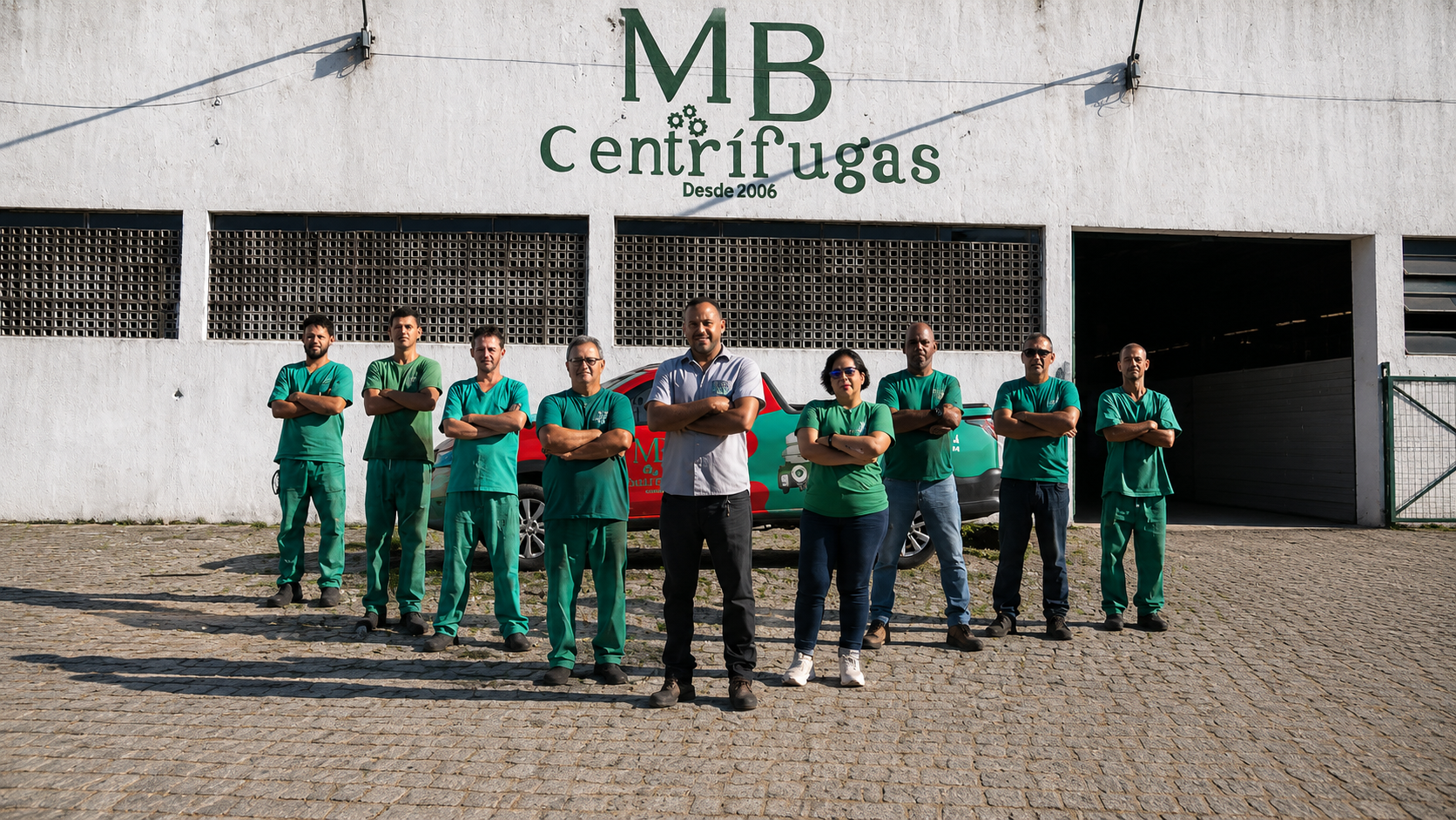 Centrífuga industrial em operação na MB Centrífugas