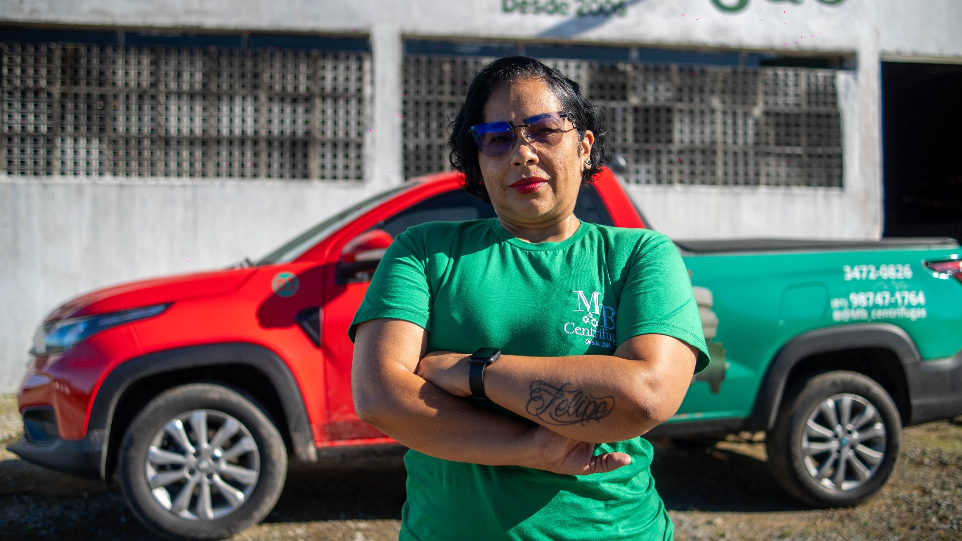 Equipe técnica e estrutura industrial da MB Centrífugas
