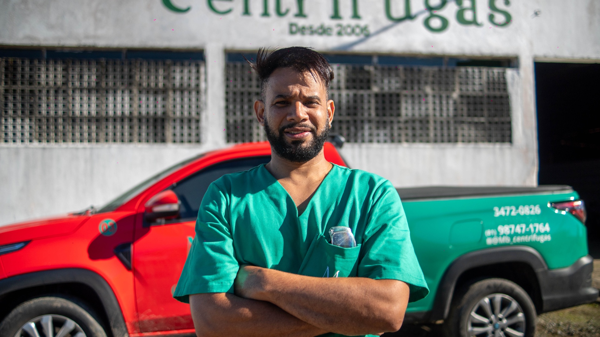 Equipe técnica e estrutura industrial da MB Centrífugas